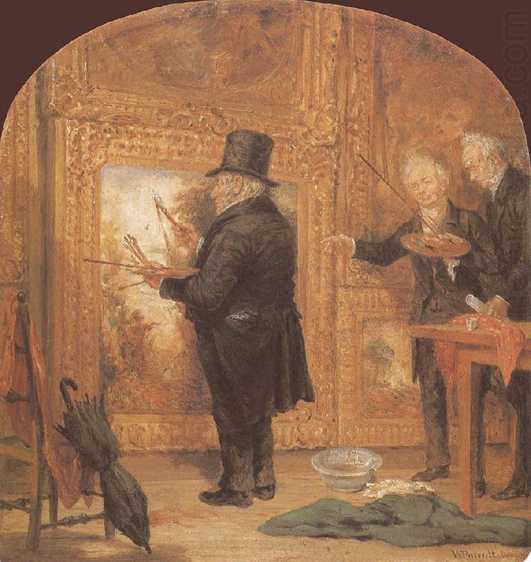 Turner on Varnishing Day, William Parrott
